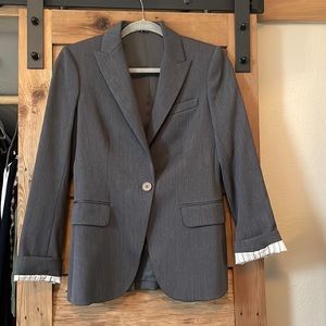 Gray theory blazer